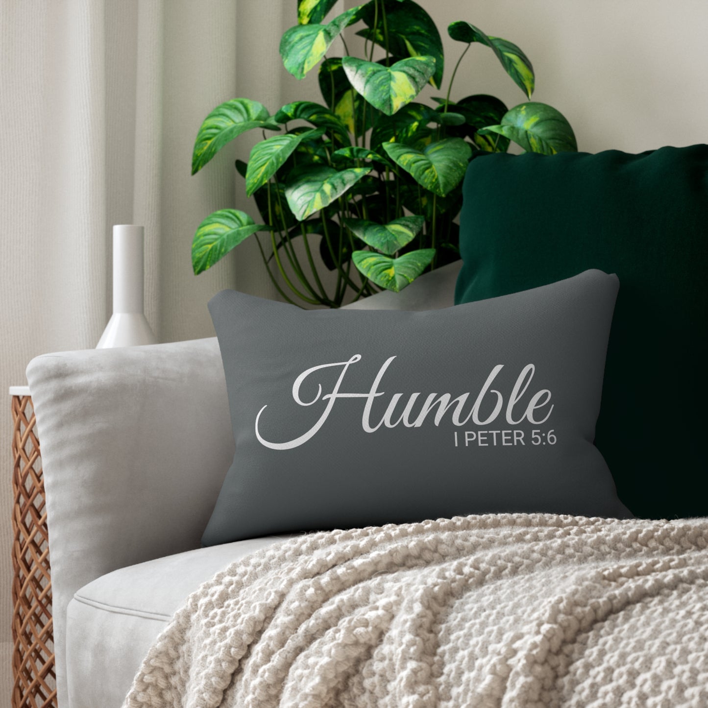 Scripture Humble 1 Peter 5:6 Bible Verse Pillow