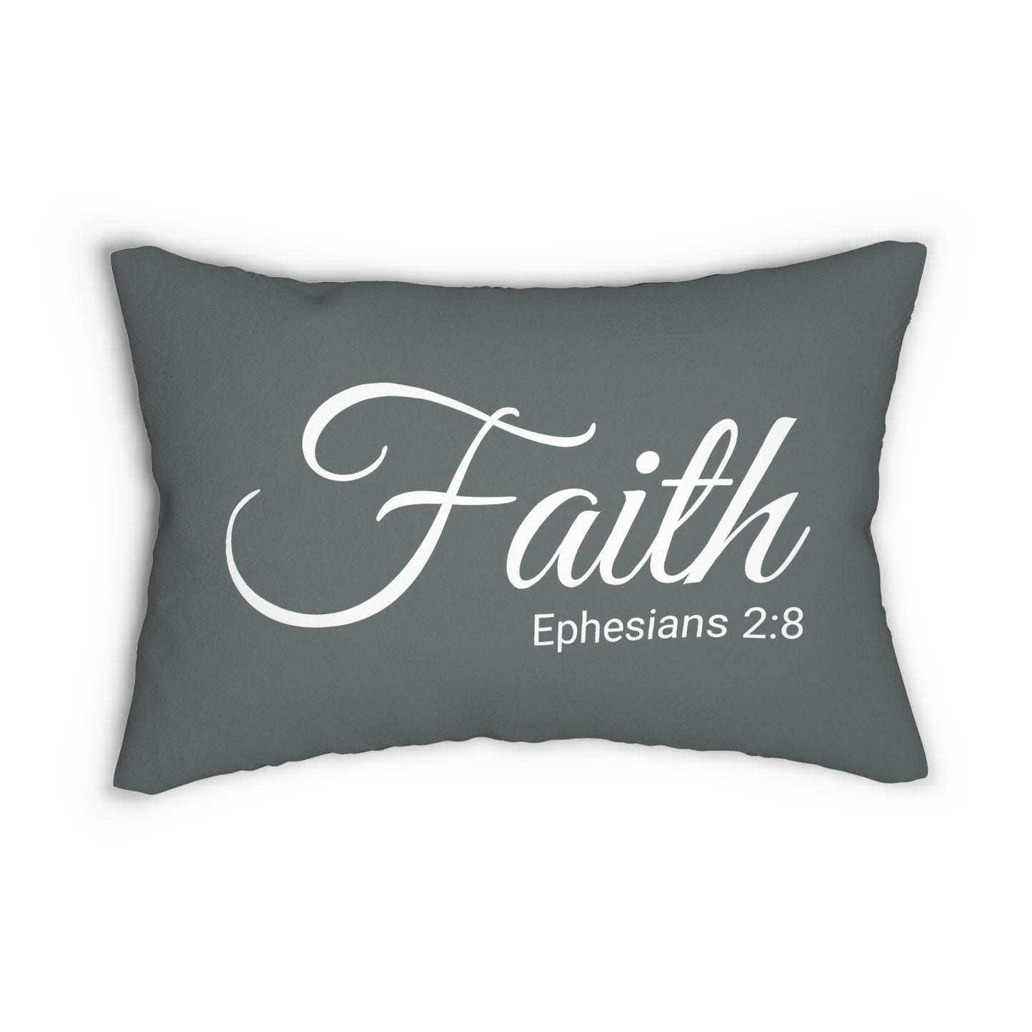 Scripture Faith Ephesians 2:8 Bible Verse Pillow