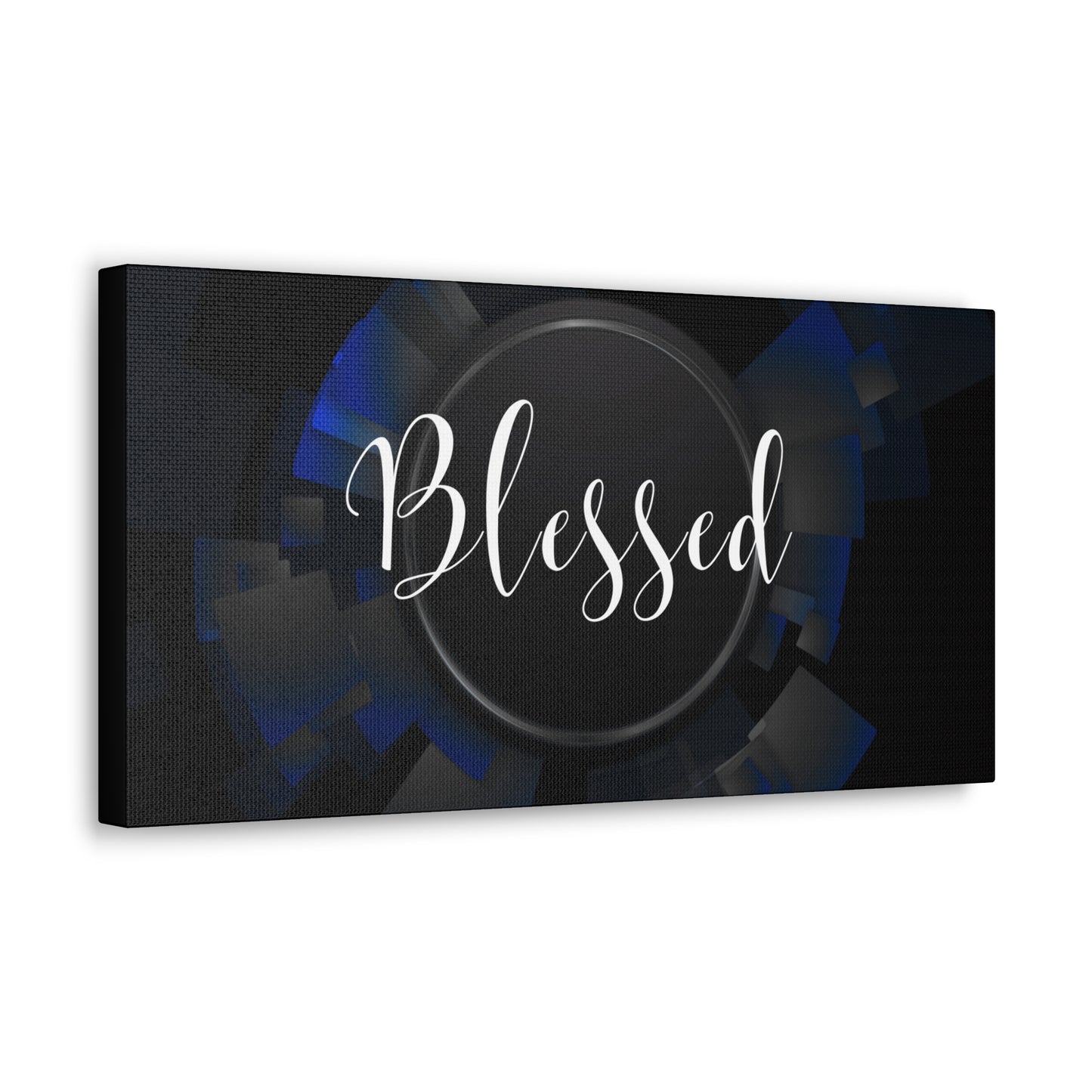 Christian Wall Art: Blessed (Wood Frame Ready to Hang)