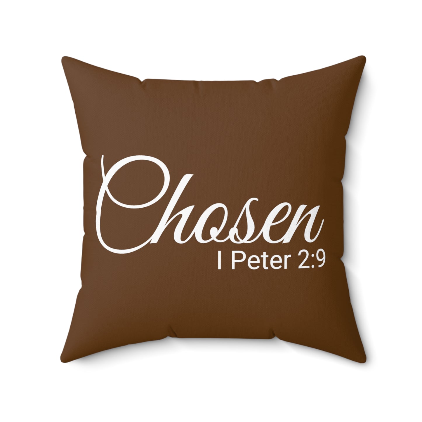 Scripture Chosen 1 Peter 2:9 Bible Verse Throw Pillow