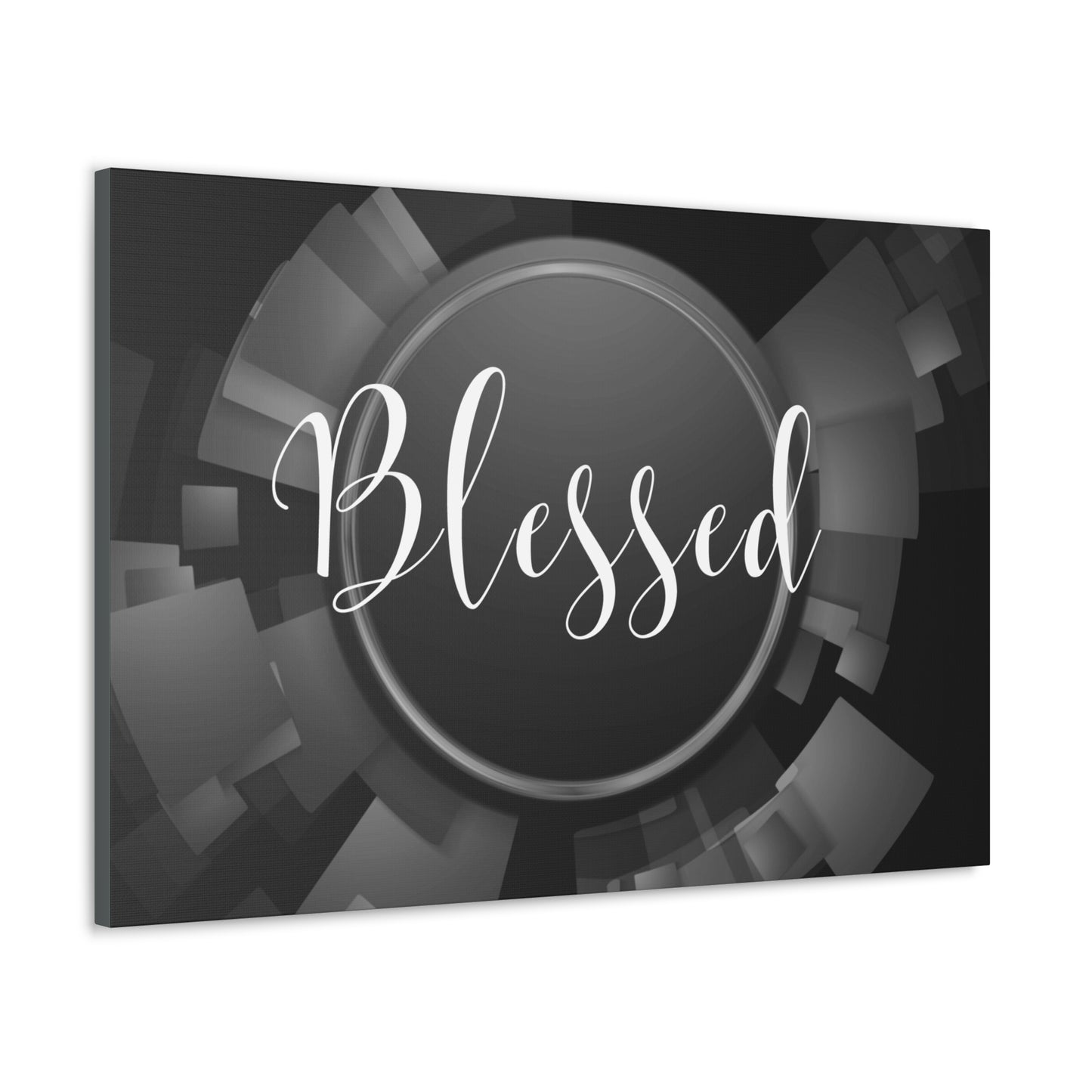 Christian Wall Art: Blessed (Wood Frame Ready to Hang)