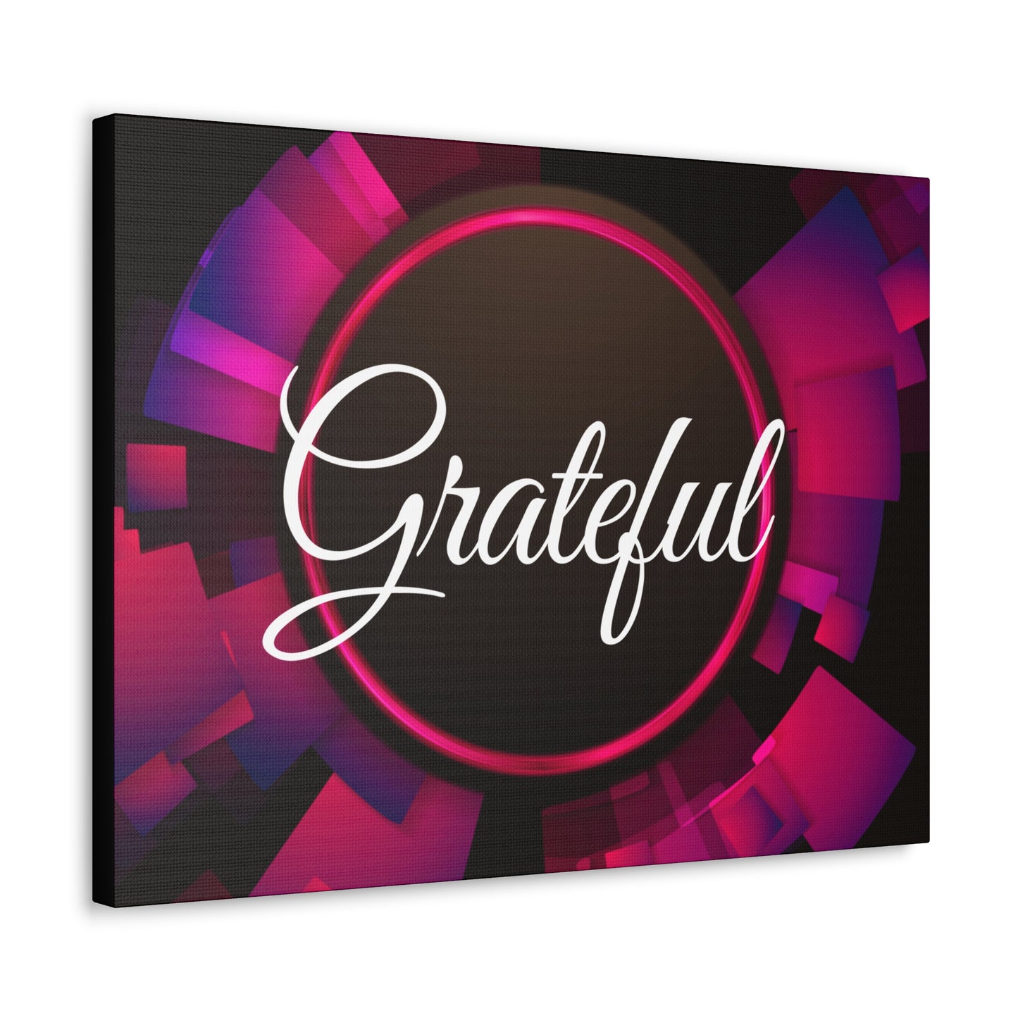 Christian Wall Art: Grateful (Wood Frame Ready to Hang)