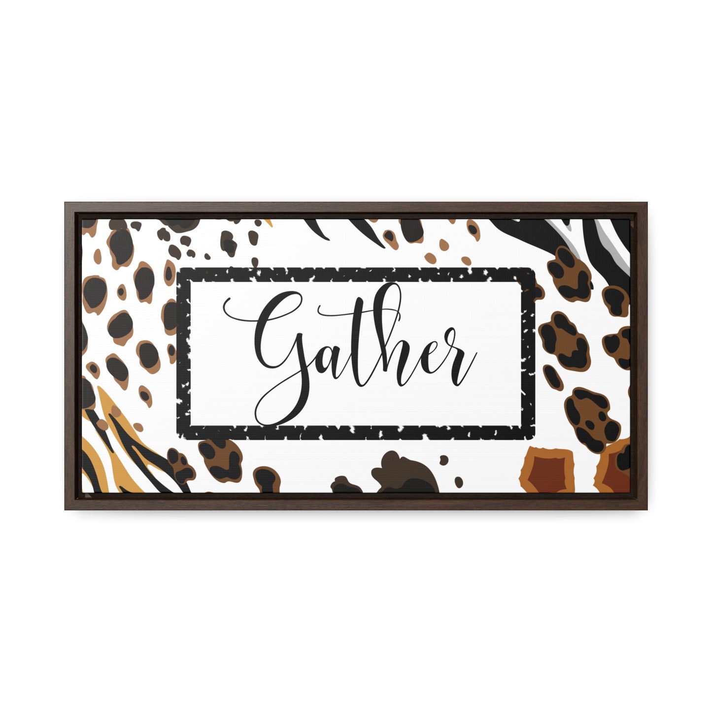 Christian Wall Art: Gather (Floating Frame)