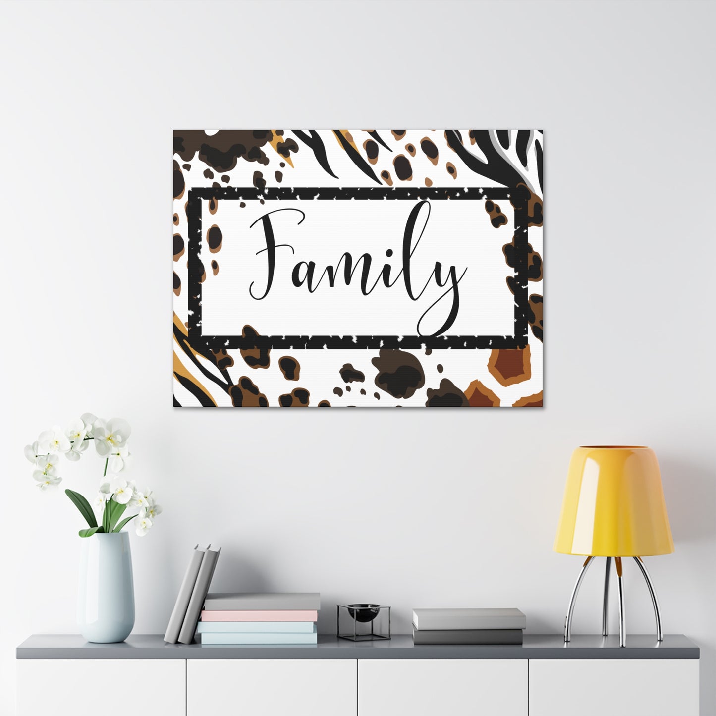 Christian Wall Art: Family (Wood Frame Ready to Hang)