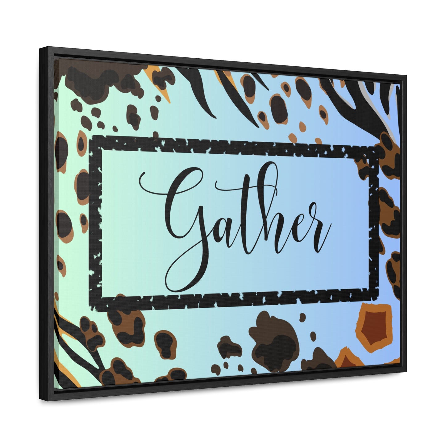 Christian Wall Art: Gather (Floating Frame)