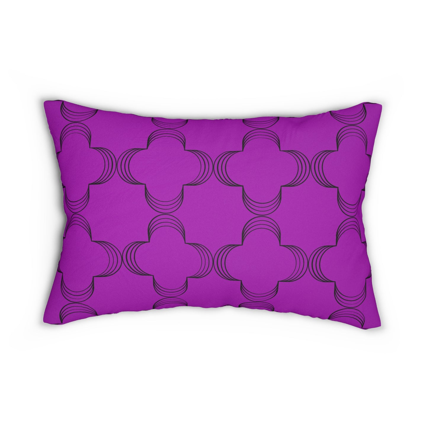 Geometric Violet (Matching The Gathering Place) Accent Pillow