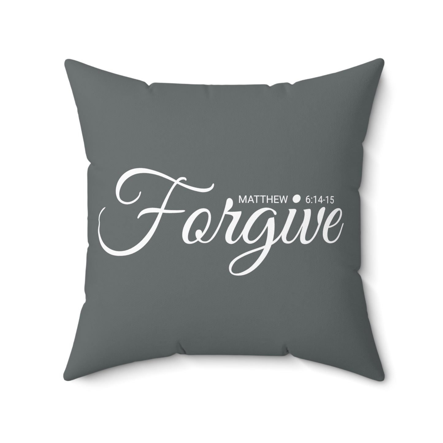 Scripture Forgive Matthew 6:14-15 Bible Verse Pillow