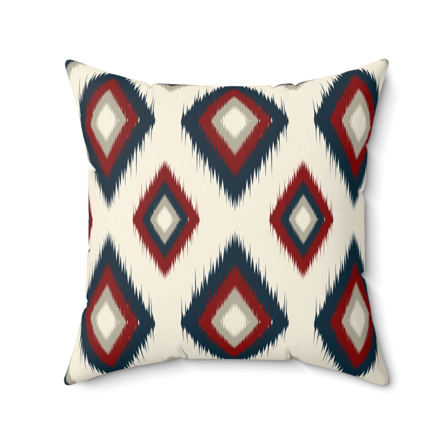 Ikat Style Throw Pillow