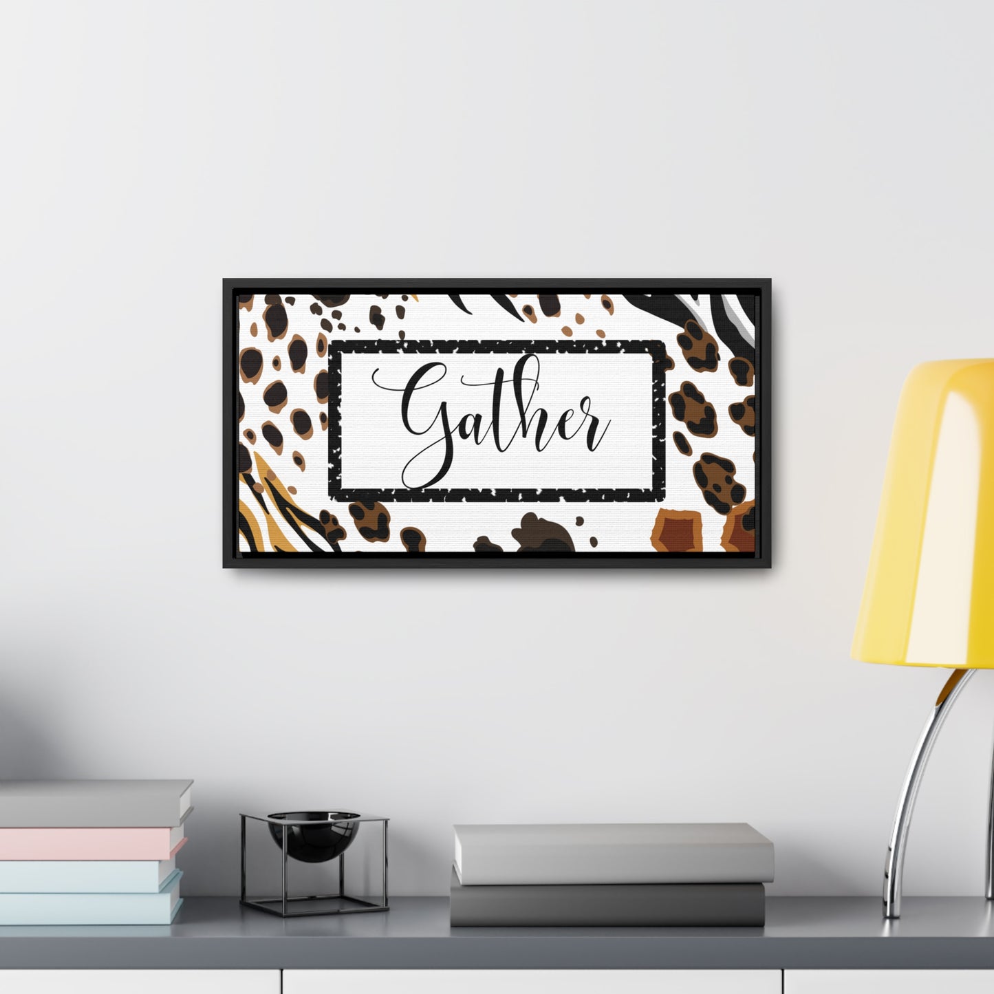 Christian Wall Art: Gather (Floating Frame)