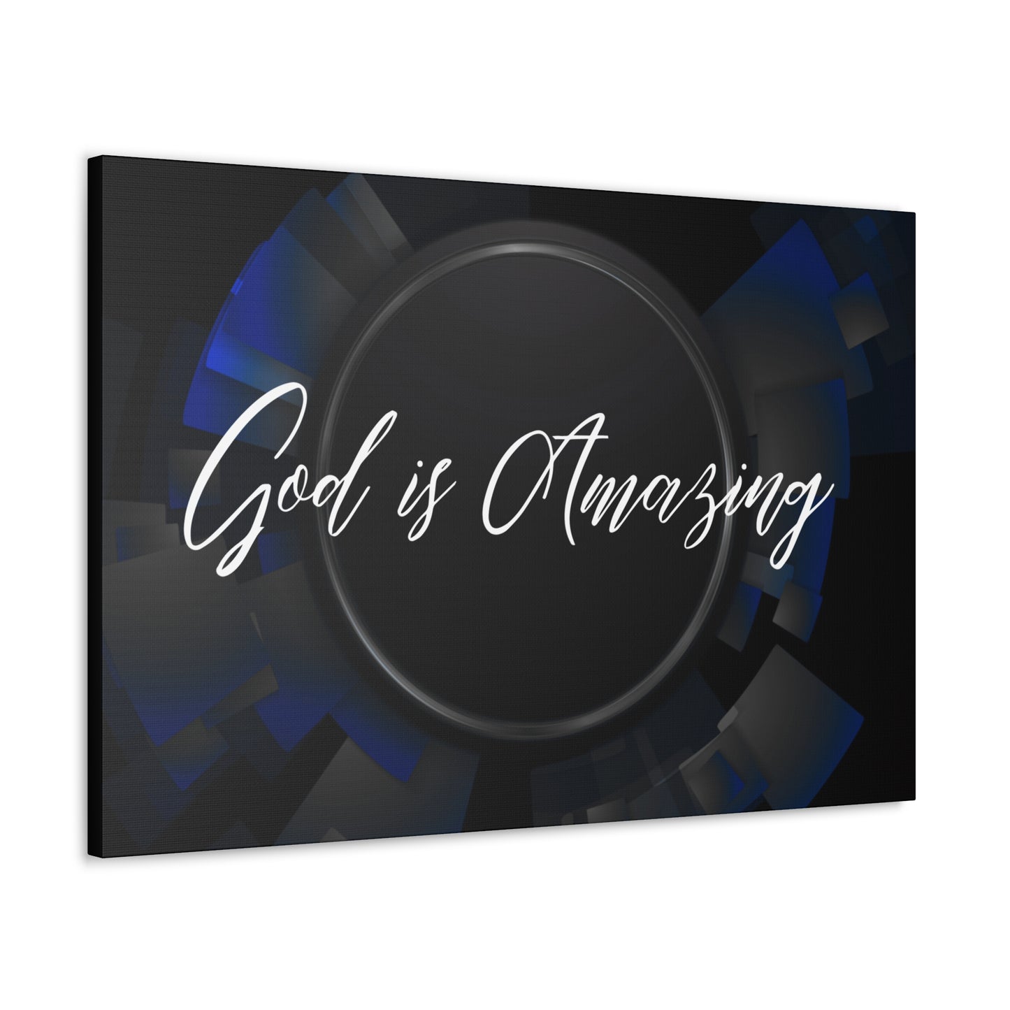 Christian Wall Art: God is Amazing (Wood Frame Ready to Hang)