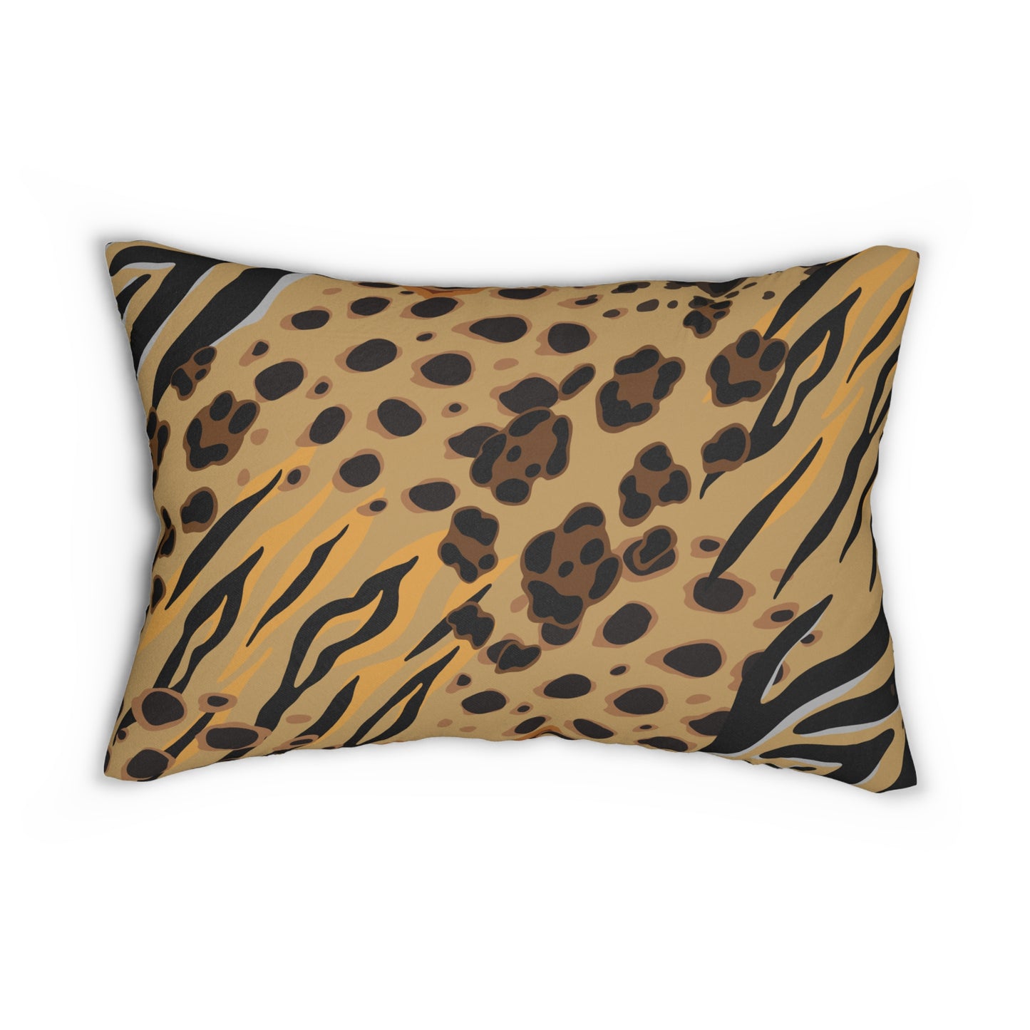 Animal Print Lt. Brown Accent Pillow