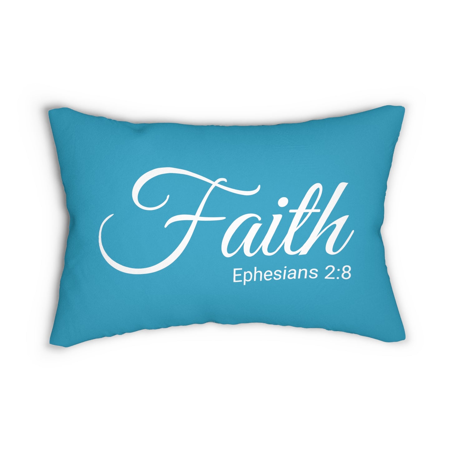 Scripture Faith Ephesians 2:8 Bible Verse Pillow