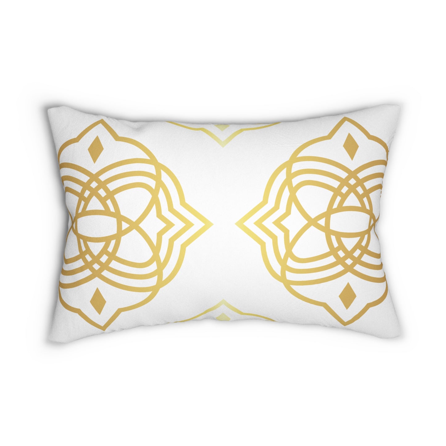 Almohada decorativa con patrón geométrico indio