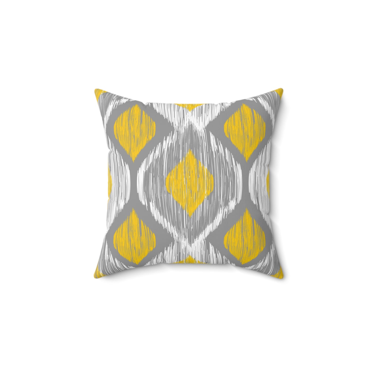 Ikat Style Throw Pillow