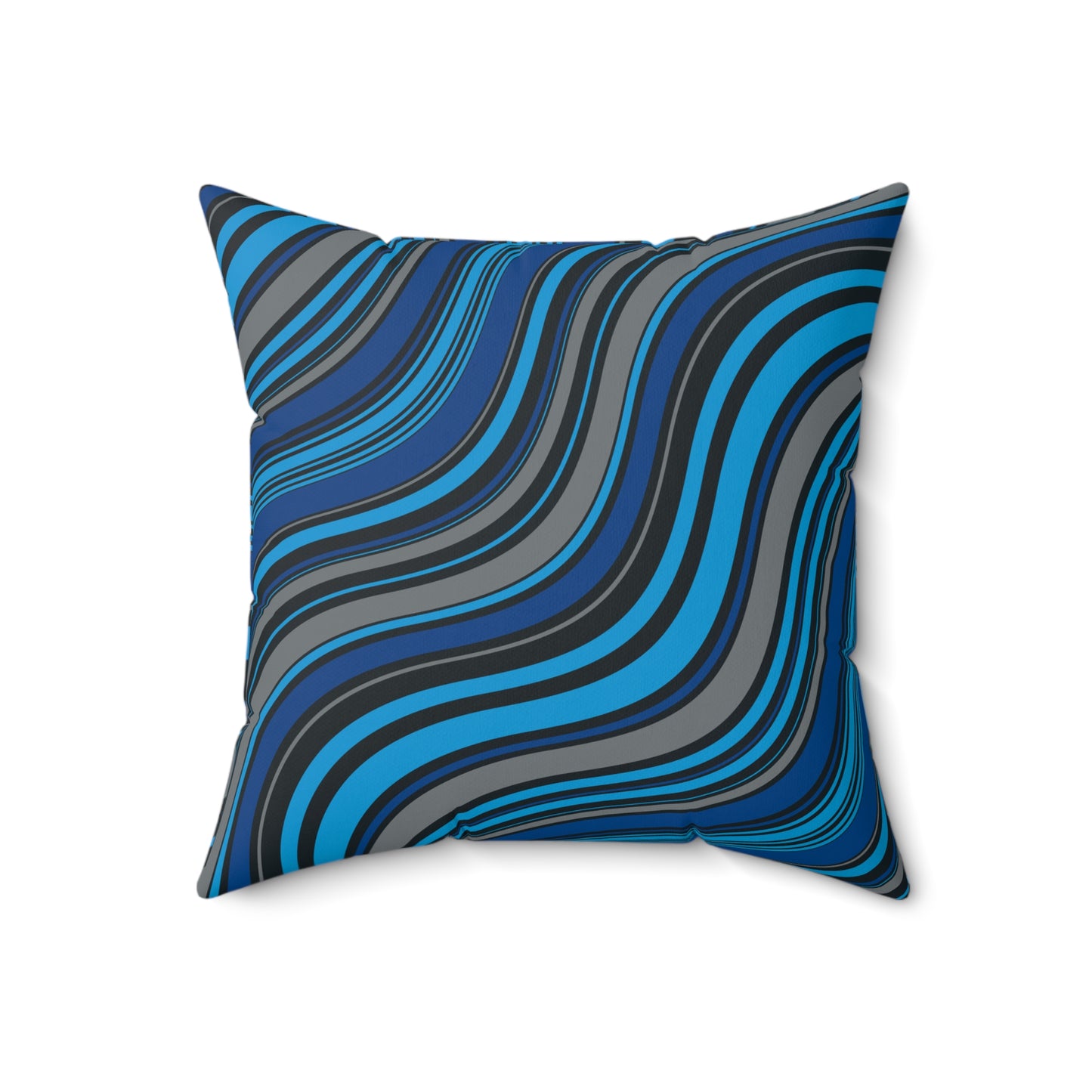 Color of Wave Throw Pillow