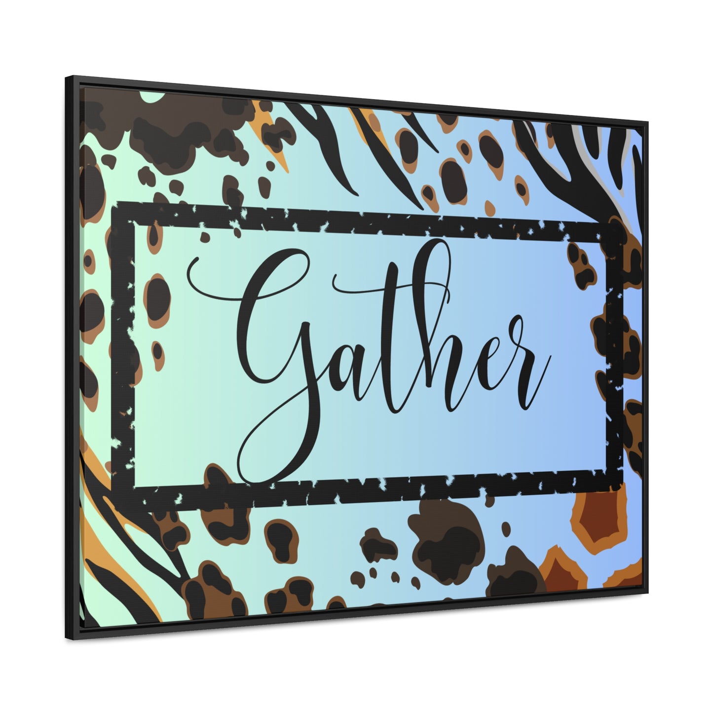 Christian Wall Art: Gather (Floating Frame)