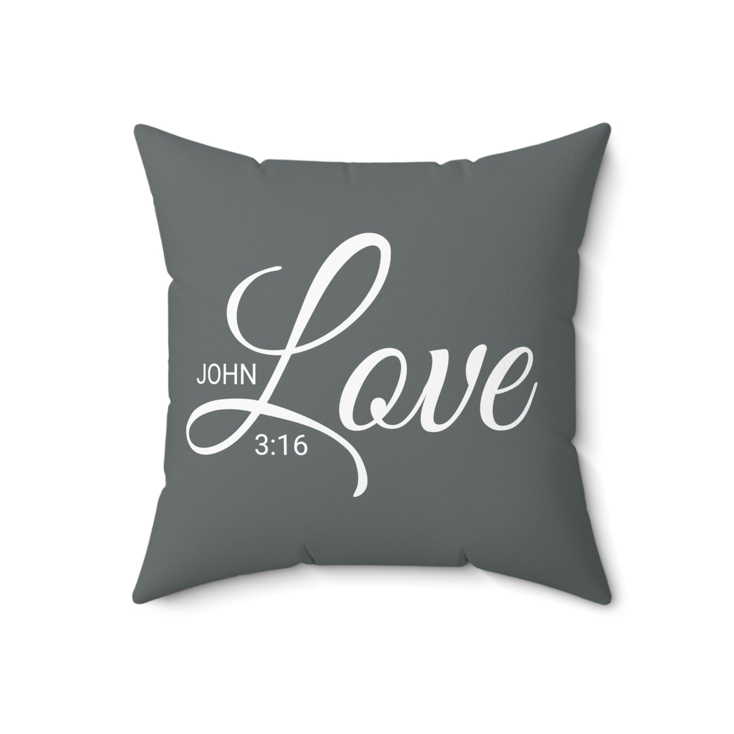 Scripture Love John 3:16 Bible Verse Pillow