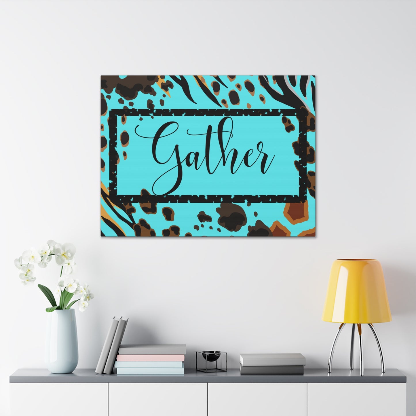 Christian Wall Art: Gather (Wood Frame Ready to Hang)