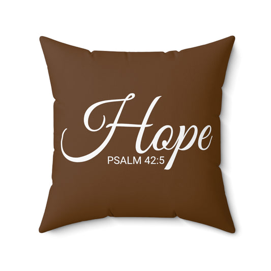 Scripture Hope Psalm 42:5 Bible Verse Pillow