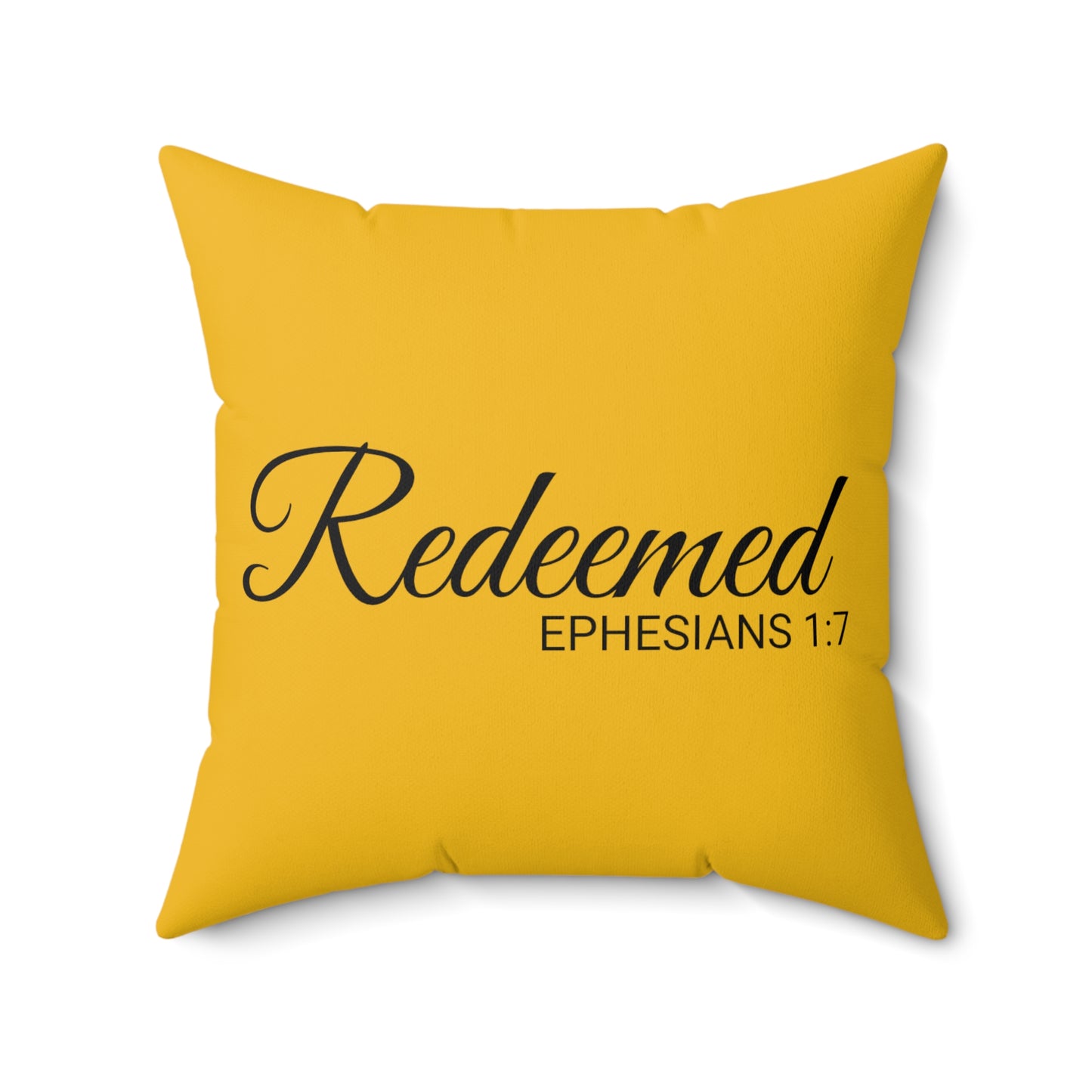 Scripture Redeemed Ephesians 1:7 Bible Verse Pillow