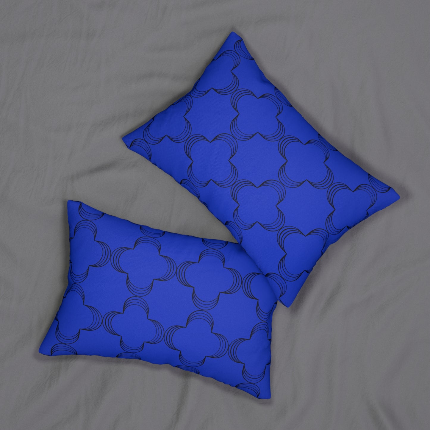 Geometric Colbalt (Matching The Gathering Place) Accent Pillow