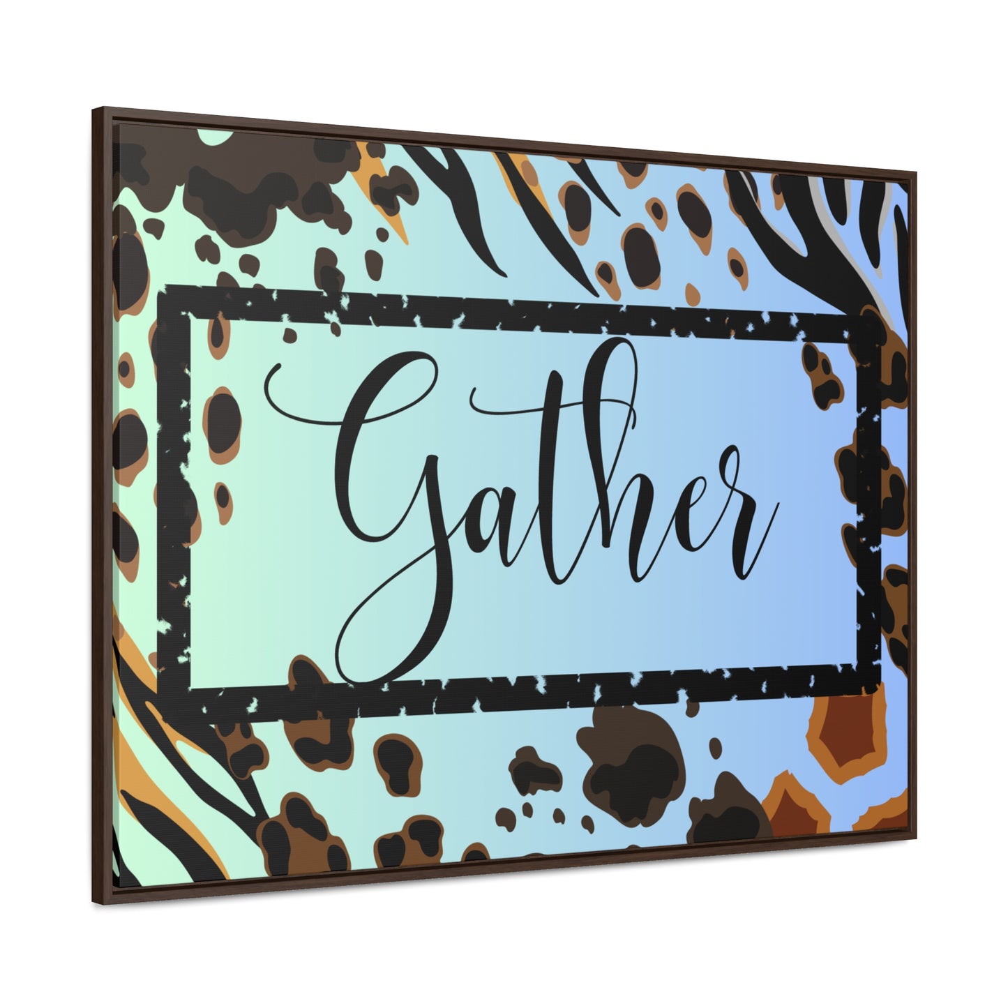 Christian Wall Art: Gather (Floating Frame)