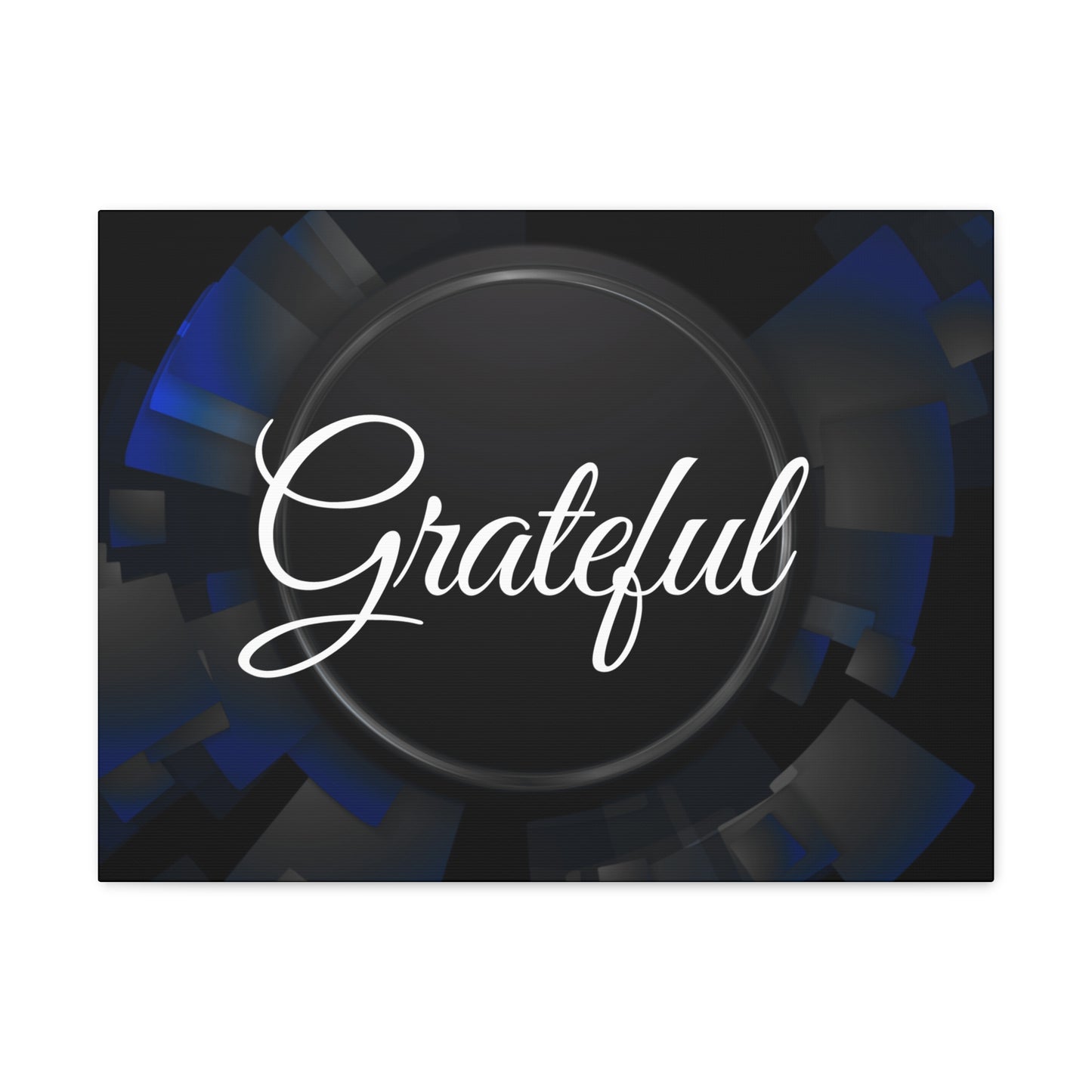 Christian Wall Art: Grateful (Wood Frame Ready to Hang)