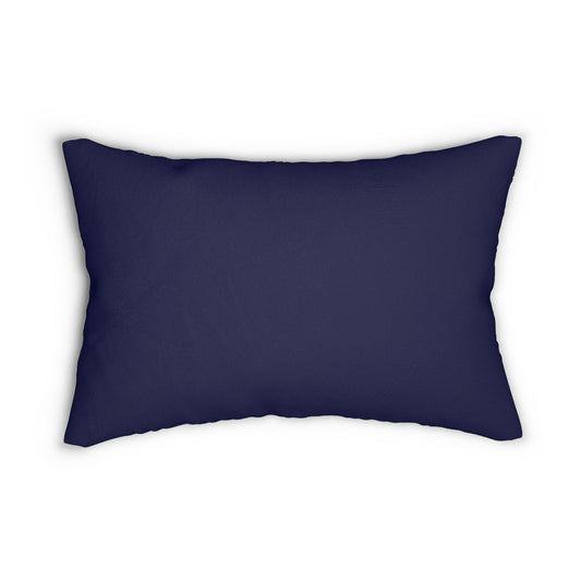 Almohada decorativa azul marino