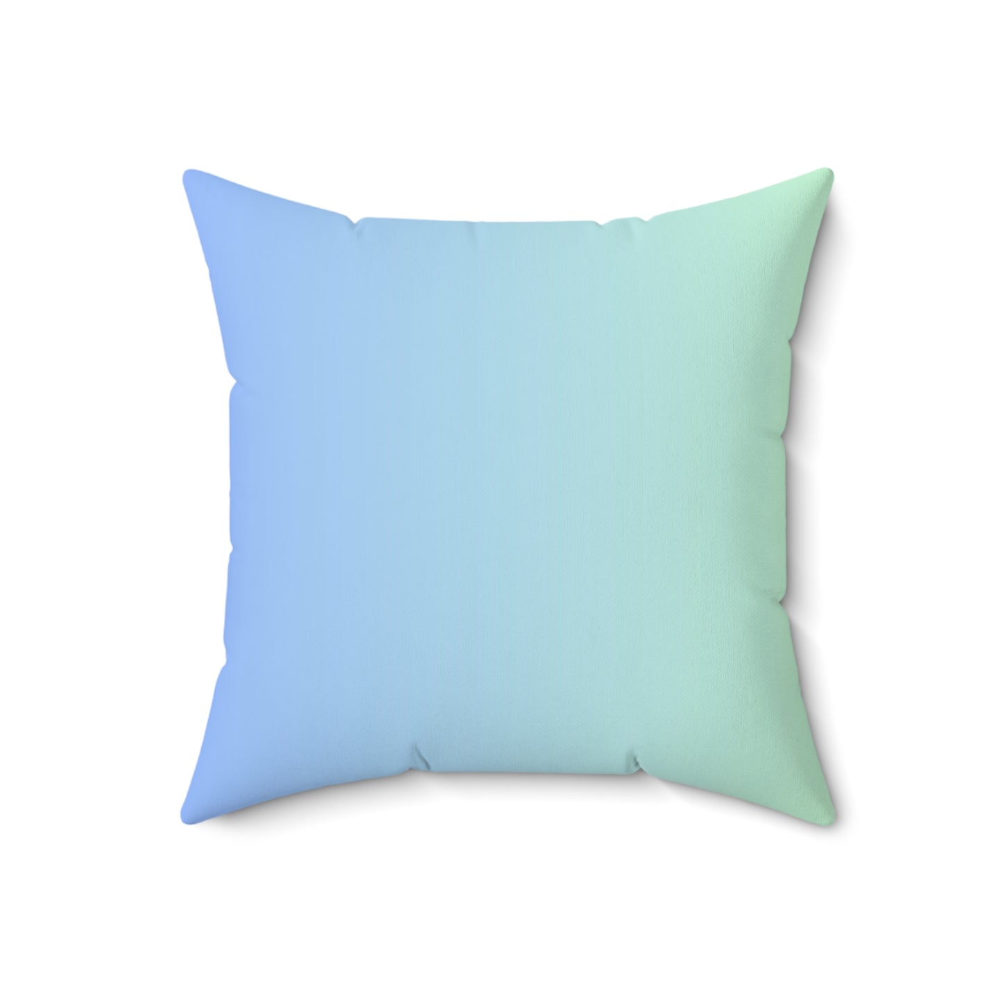 Leopard Print (Dual) Blue-Green Ombre Throw Pillow