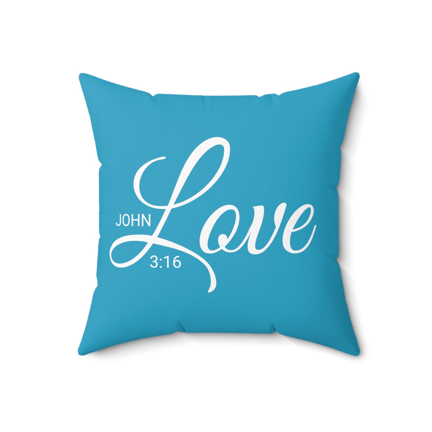 Scripture Love John 3:16 Bible Verse Pillow