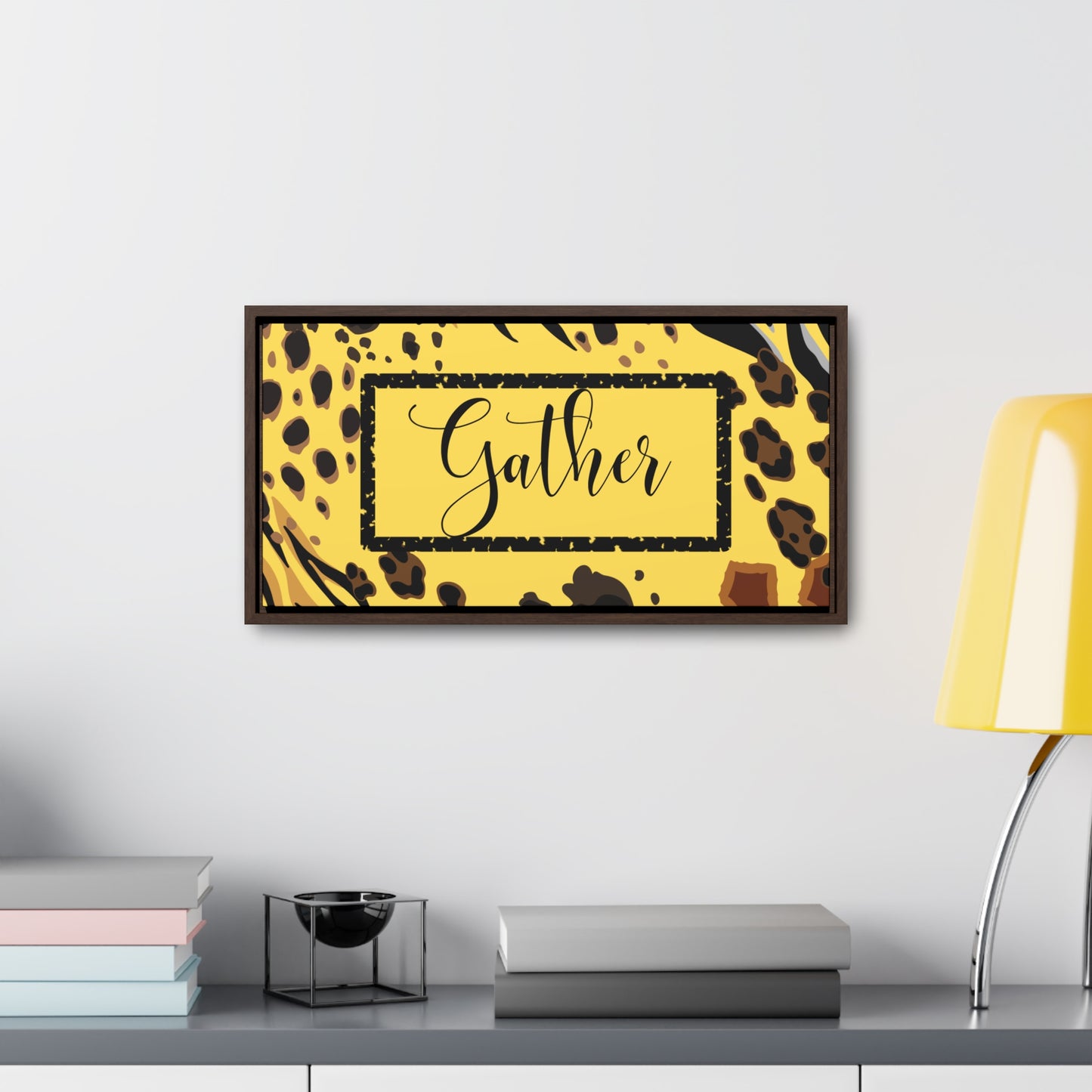 Christian Wall Art: Gather (Floating Frame)