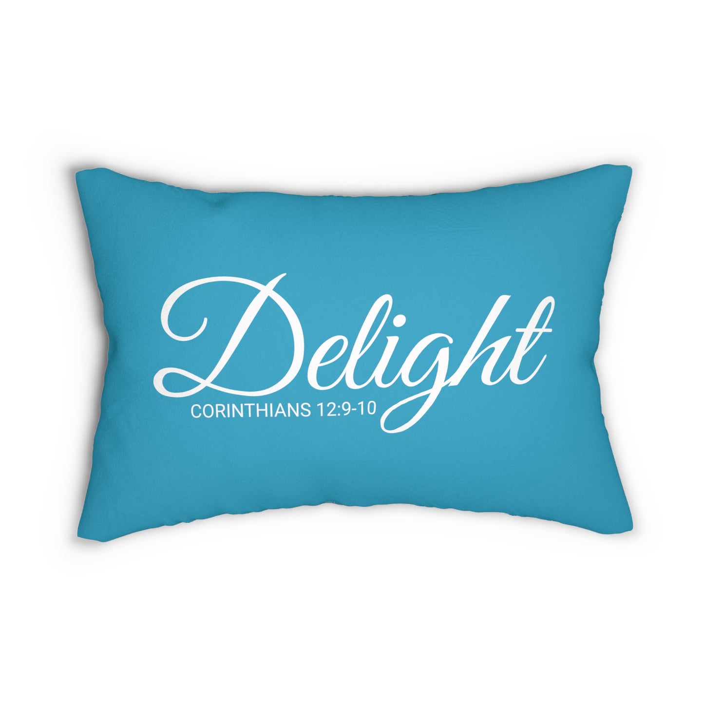 Scripture Delight Corinthians 12:9-10 Bible Verse Pillow