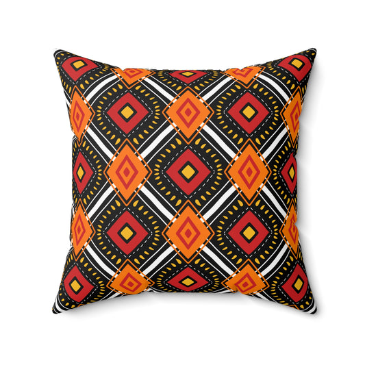 Ikat Style Throw Pillow