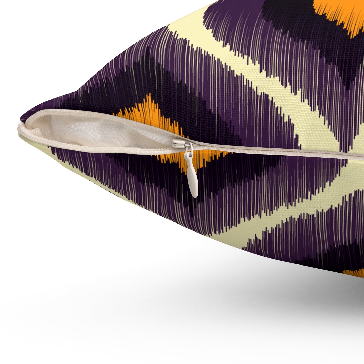 Ikat Style Throw Pillow