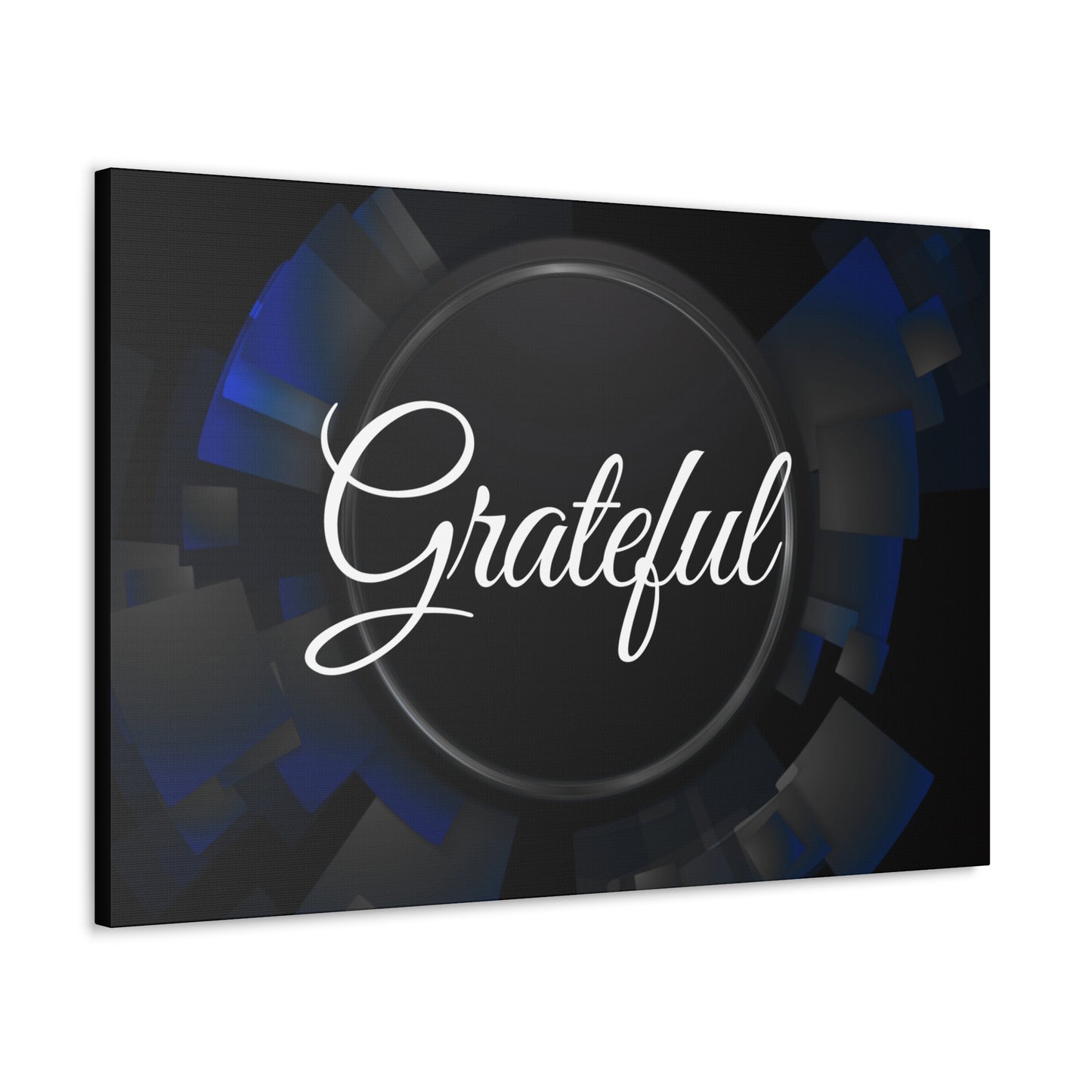 Christian Wall Art: Grateful (Wood Frame Ready to Hang)