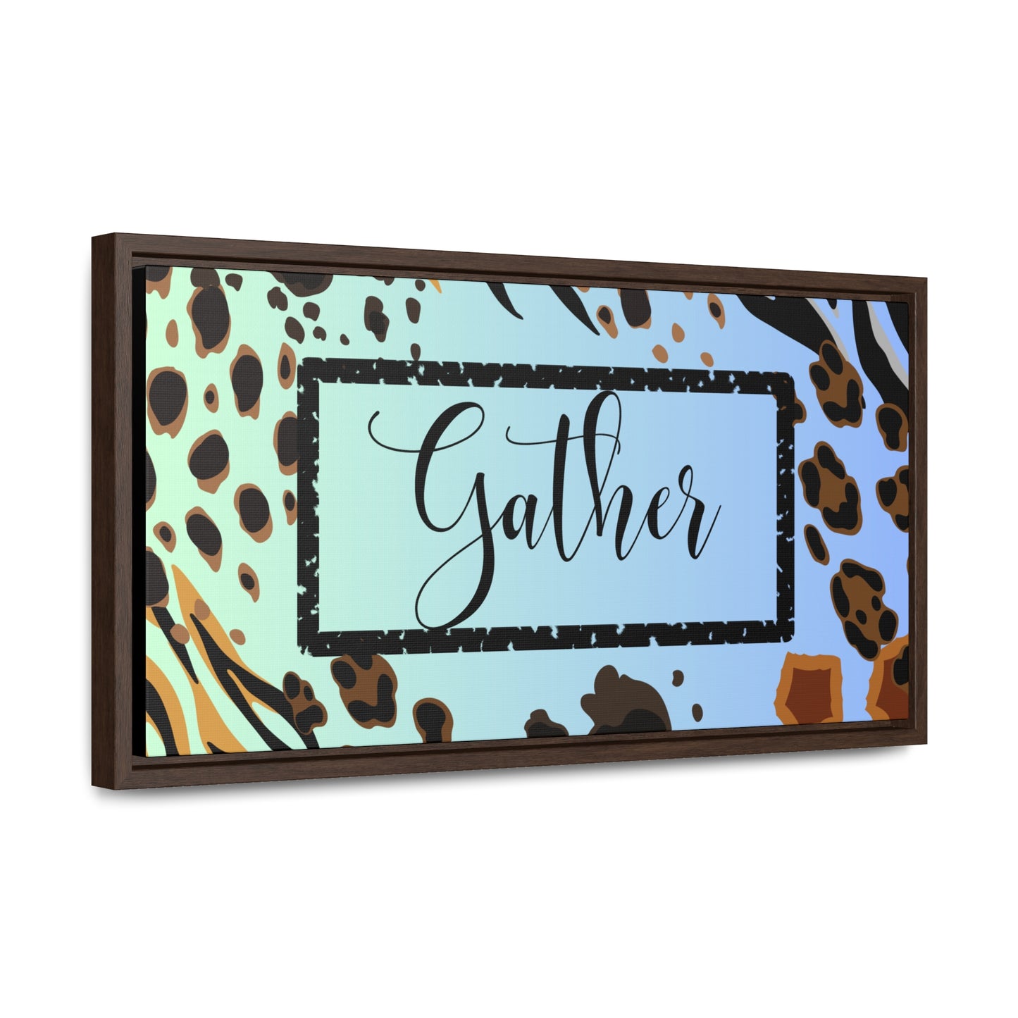 Christian Wall Art: Gather (Floating Frame)