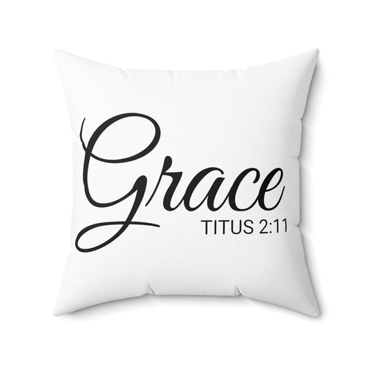 Scripture Grace Titus 2:11 Bible Verse Pillow