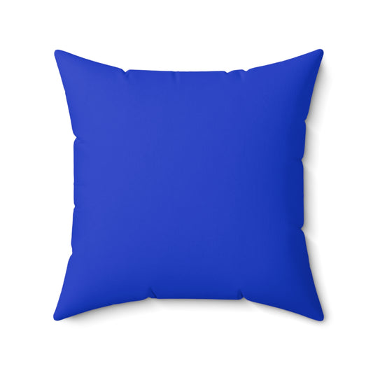 Cobalt Blue (Matching Geometric/The Gathering Place) Throw Pillow