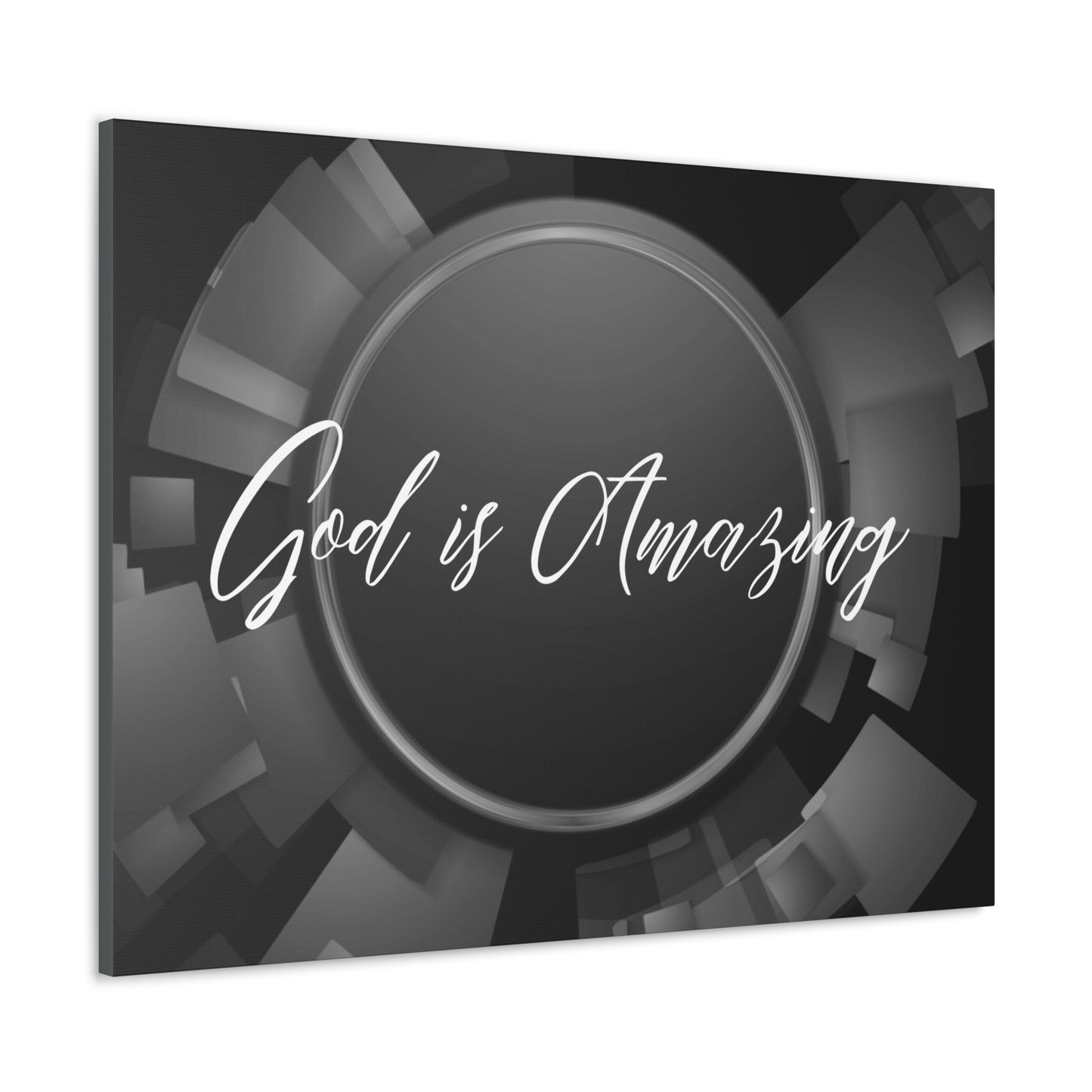 Christian Wall Art: God is Amazing (Wood Frame Ready to Hang)