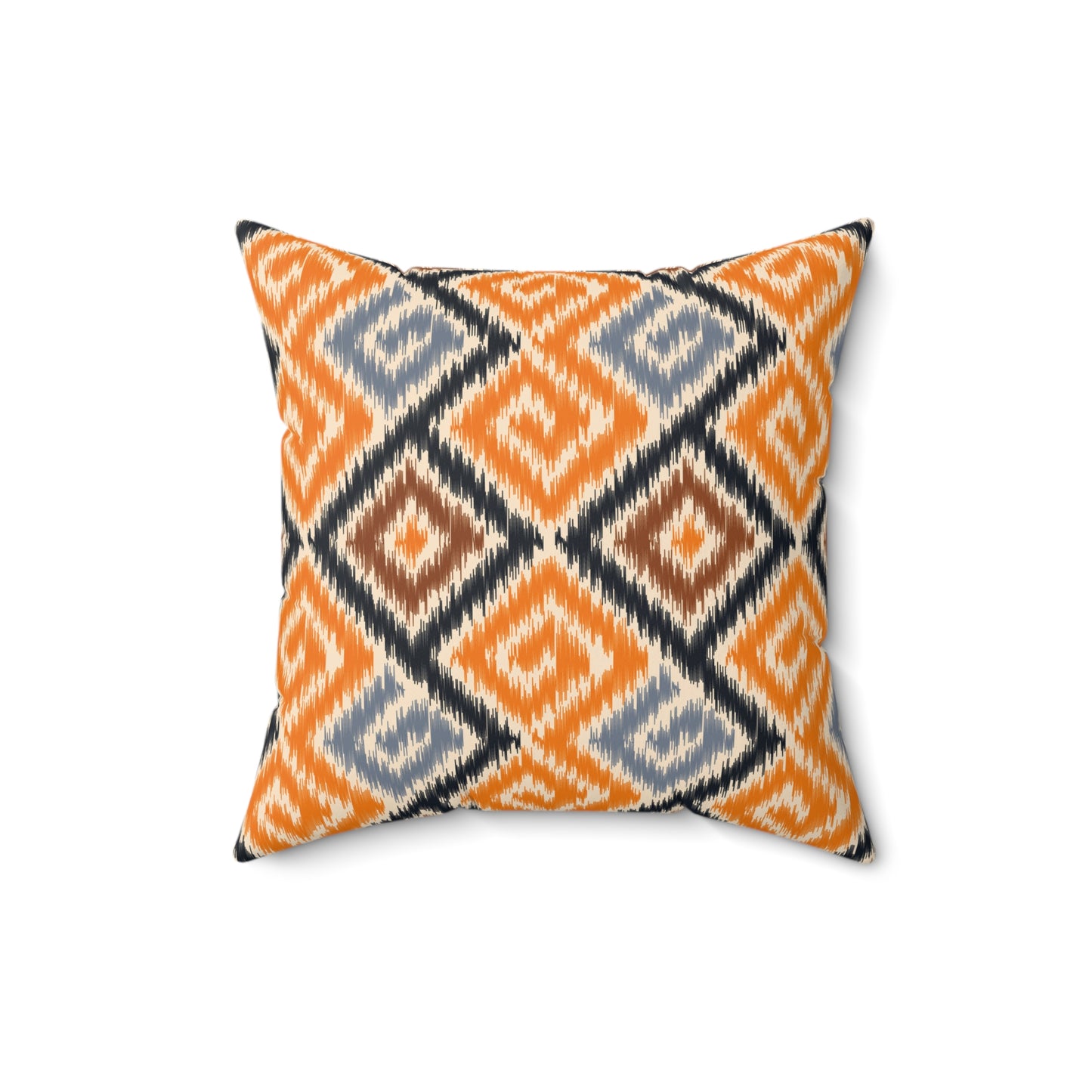 Ikat Style Throw Pillow