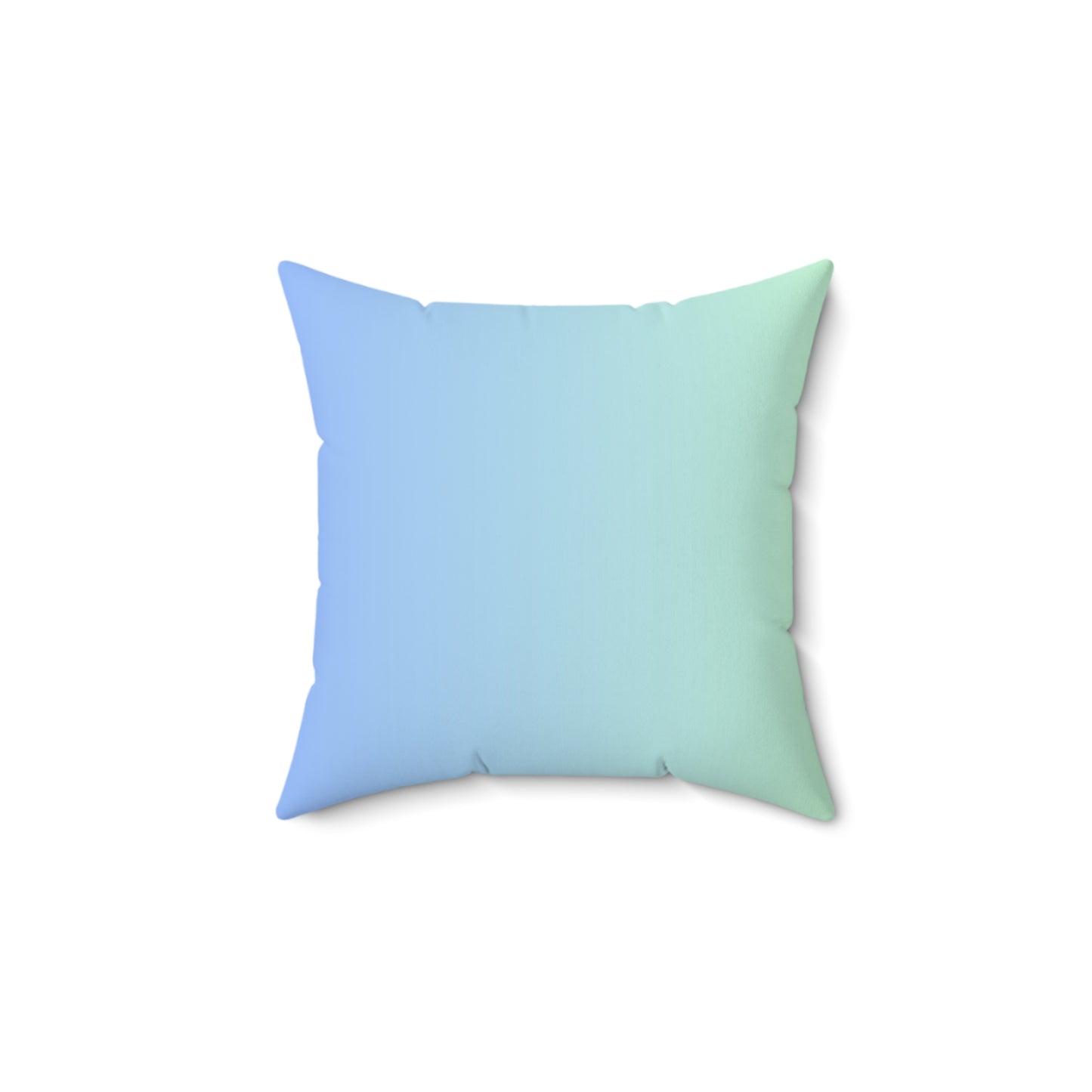 Zebra Print (Dual) Blue-Green Ombre Throw Pillow