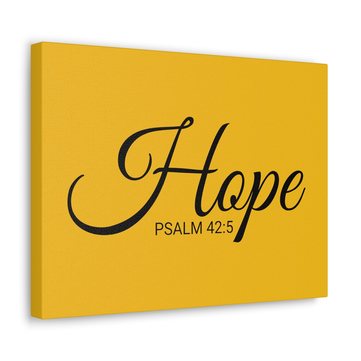 Chrisitan Wall Art "Hope" Verse Psalm 42:5 Ready to Hang Unframed