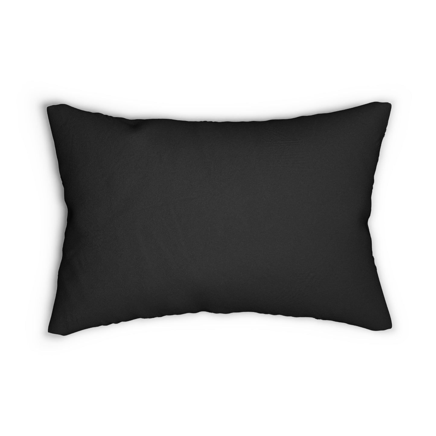 Almohada decorativa negra.