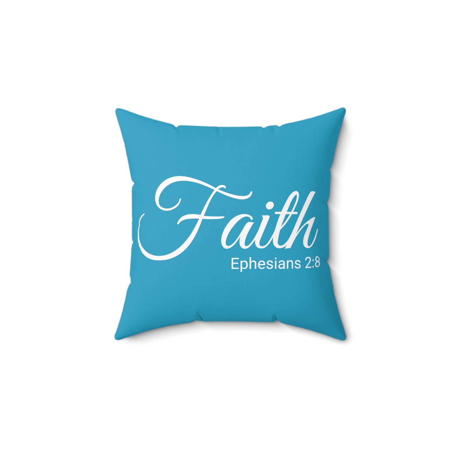 Scripture Faith Ephesians 2:8 Bible Verse Pillow