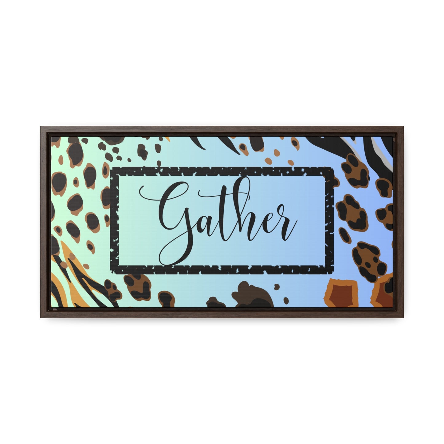 Christian Wall Art: Gather (Floating Frame)