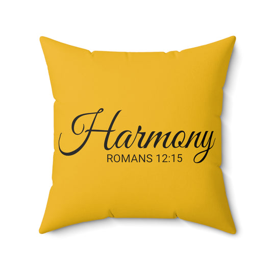 Scripture Harmony Romans 12:15 Bible Verse Pillow