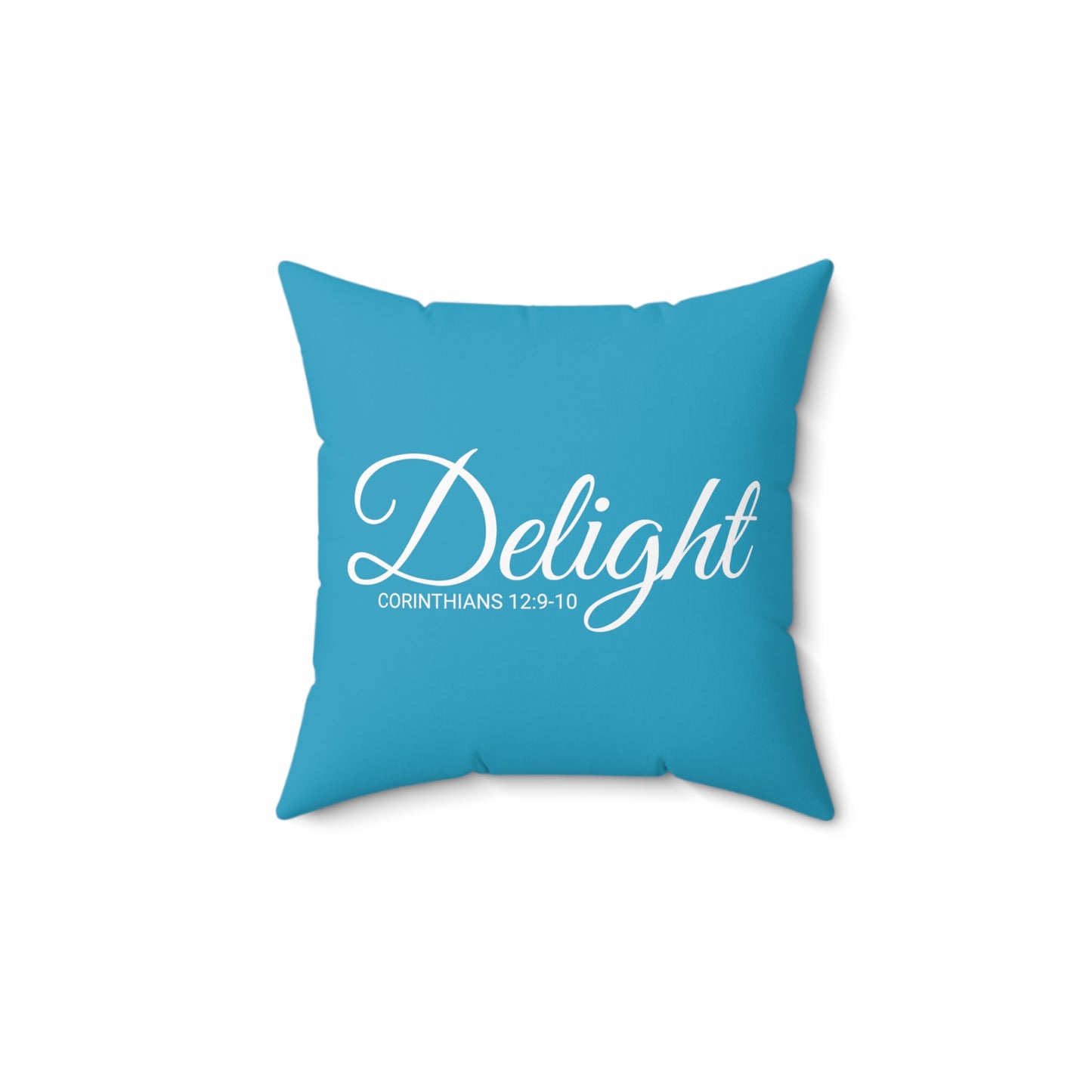 Scripture Delight Corinthians 12:9-10 Bible Verse Pillow