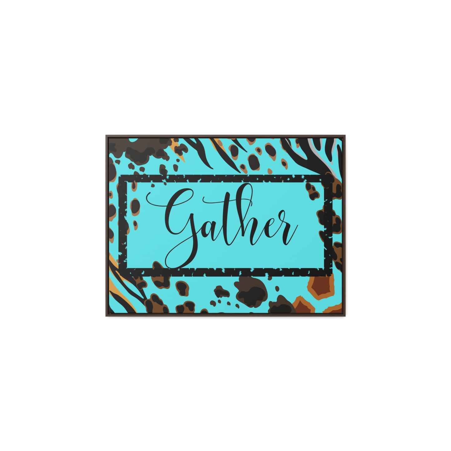 Christian Wall Art: Gather (Floating Frame)