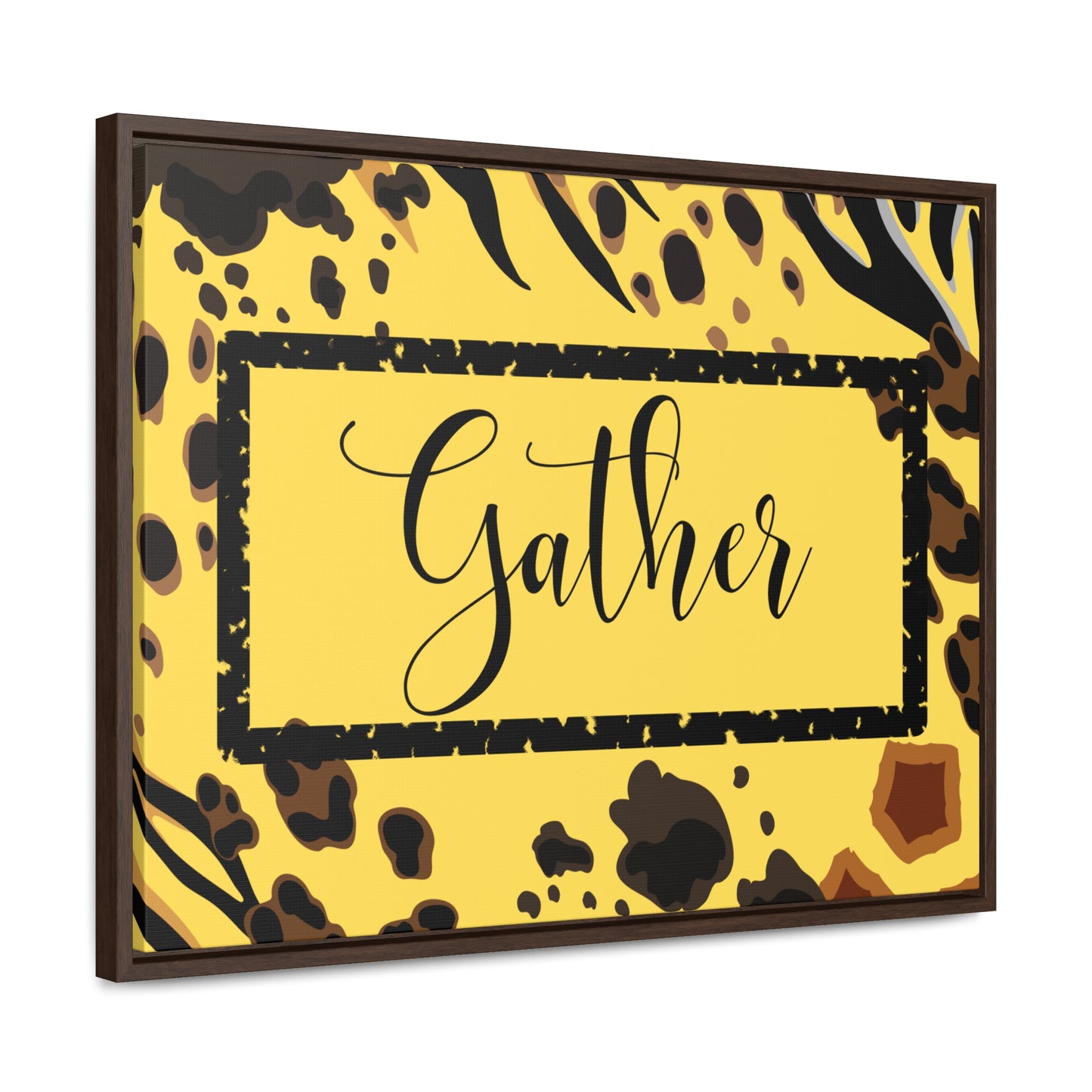 Christian Wall Art: Gather (Floating Frame)