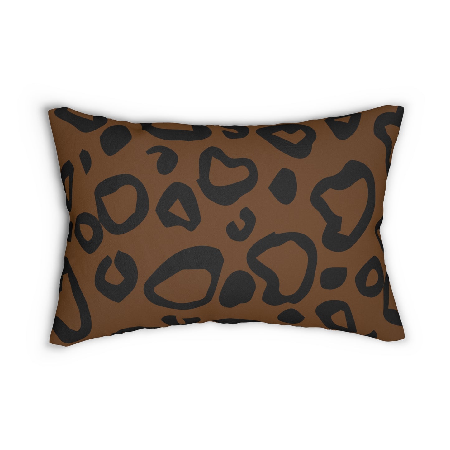 Leopard Print (Dual) Brown Accent Pillow